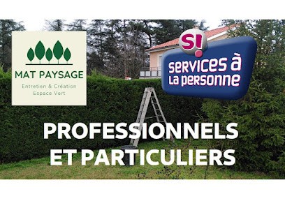SARL MAT PAYSAGE PRO - Création & Entretien jardins, Paysagiste à Mornant