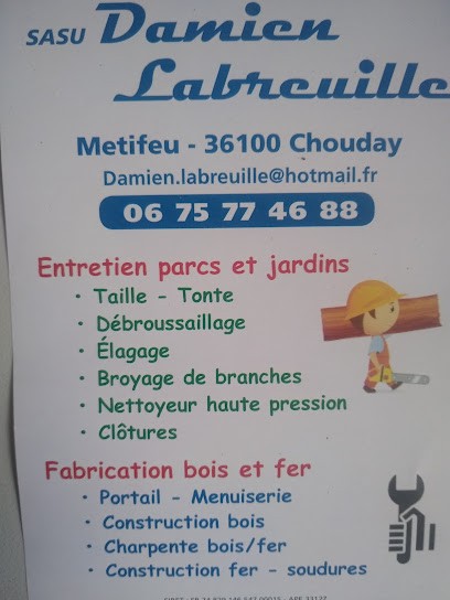 SASU Labreuille damien, Paysagiste à Chouday