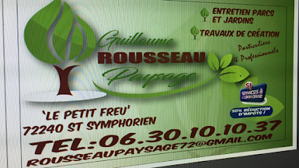 Guillaume Rousseau Paysage, Paysagiste à Saint-Symphorien