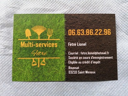 Multiservices Fétré, Paysagiste à Saint-Menoux