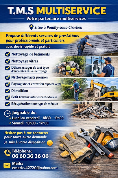 T.m.s Multiservices Paysagiste à Pouilly-sous-Charlieu