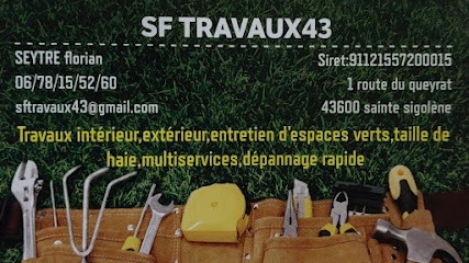 SF TRAVAUX 43, Paysagiste à Sainte-Sigolène