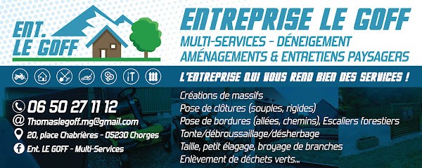 Entreprise LE GOFF, Paysagiste à Chorges
