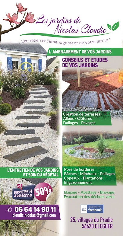 Les Jardins de Nicolas Cleudic, Paysagiste à Cléguer
